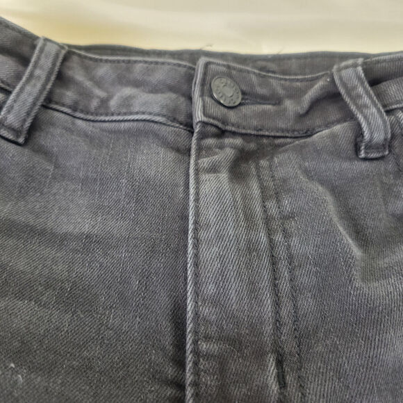 Cello Jeans Juniors 5 Black High Rise Womens Skinny Leg Distressed Denim 28x26.5 - Picture 12 of 16